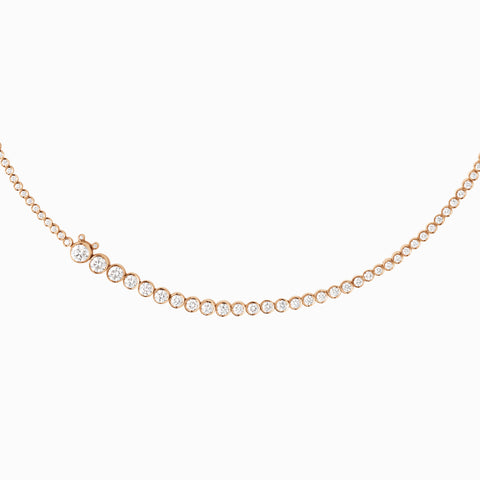 Collier de Tennis Rose