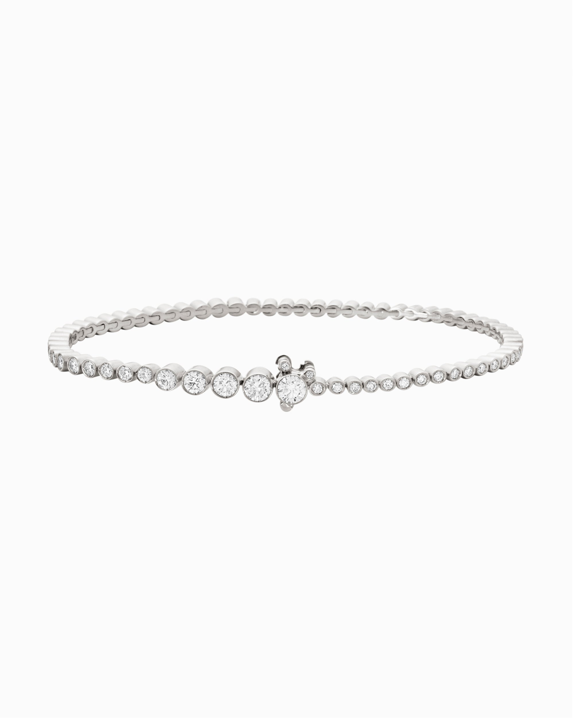 Bracelet de Tennis Classique Blanc