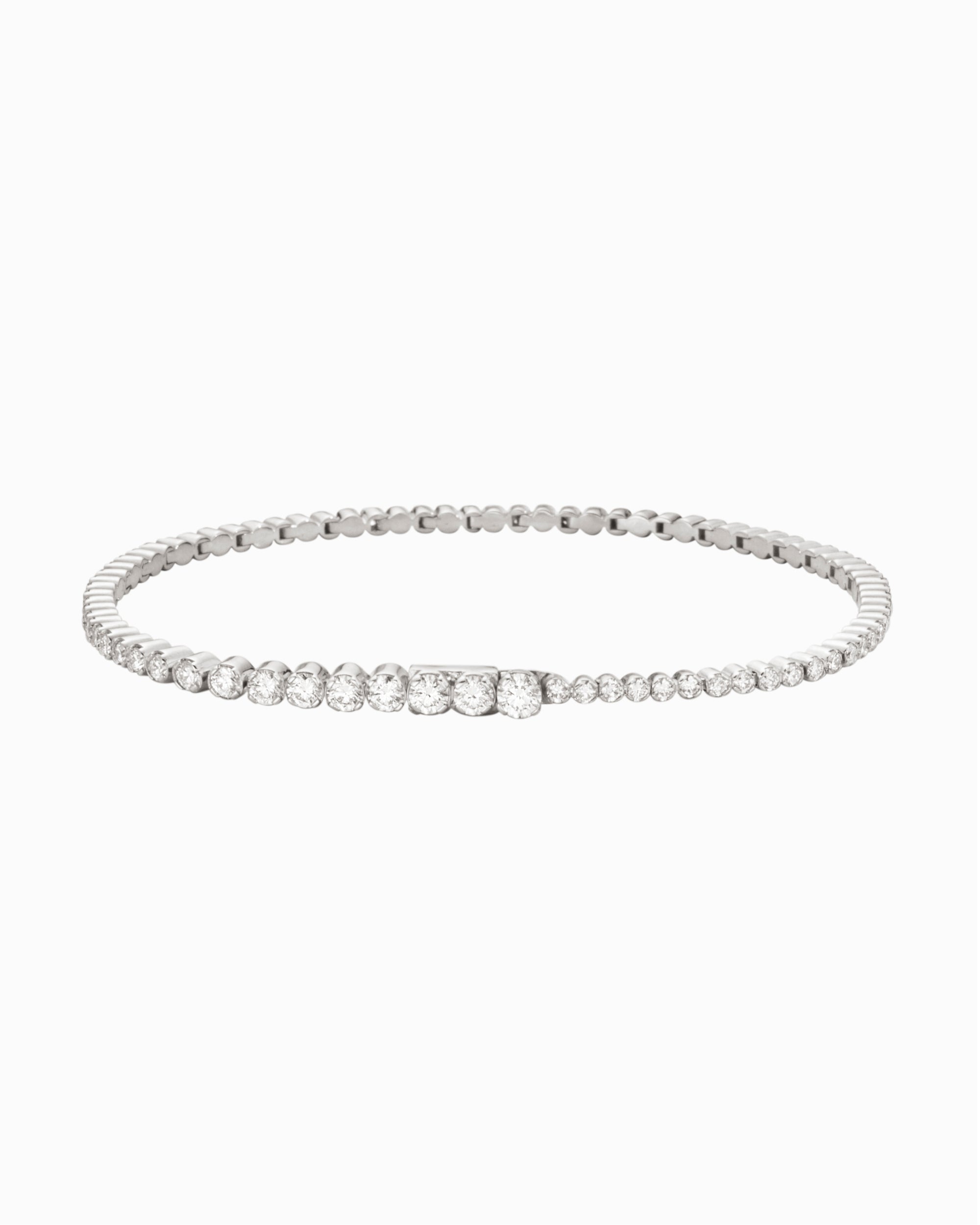 Bracelet de Tennis Nuage Blanc