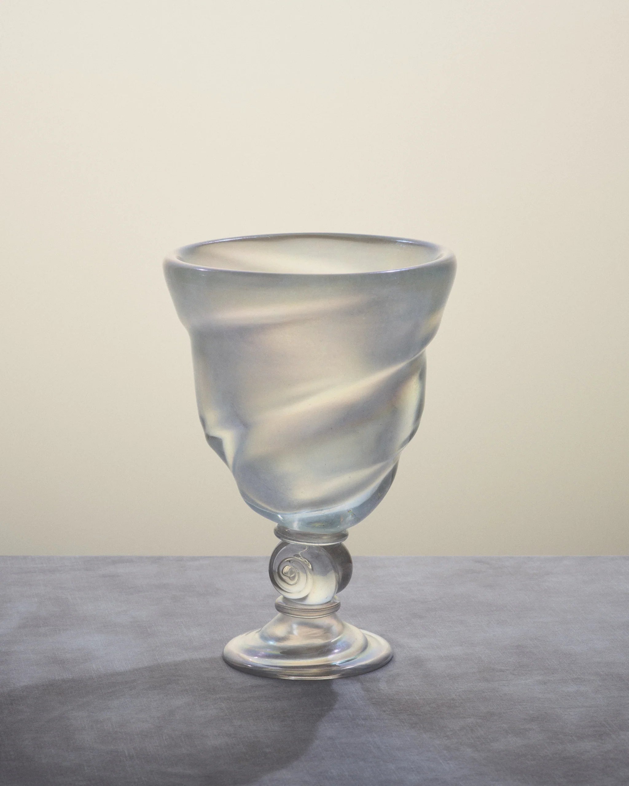 Cellophane murano glass vase