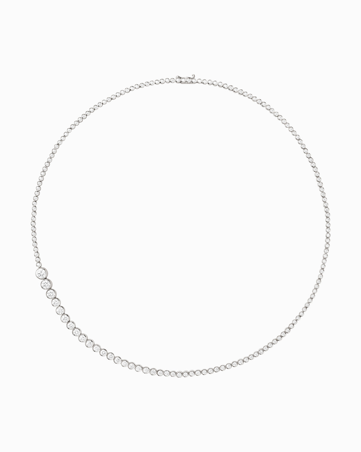 Collier de Tennis Blanc