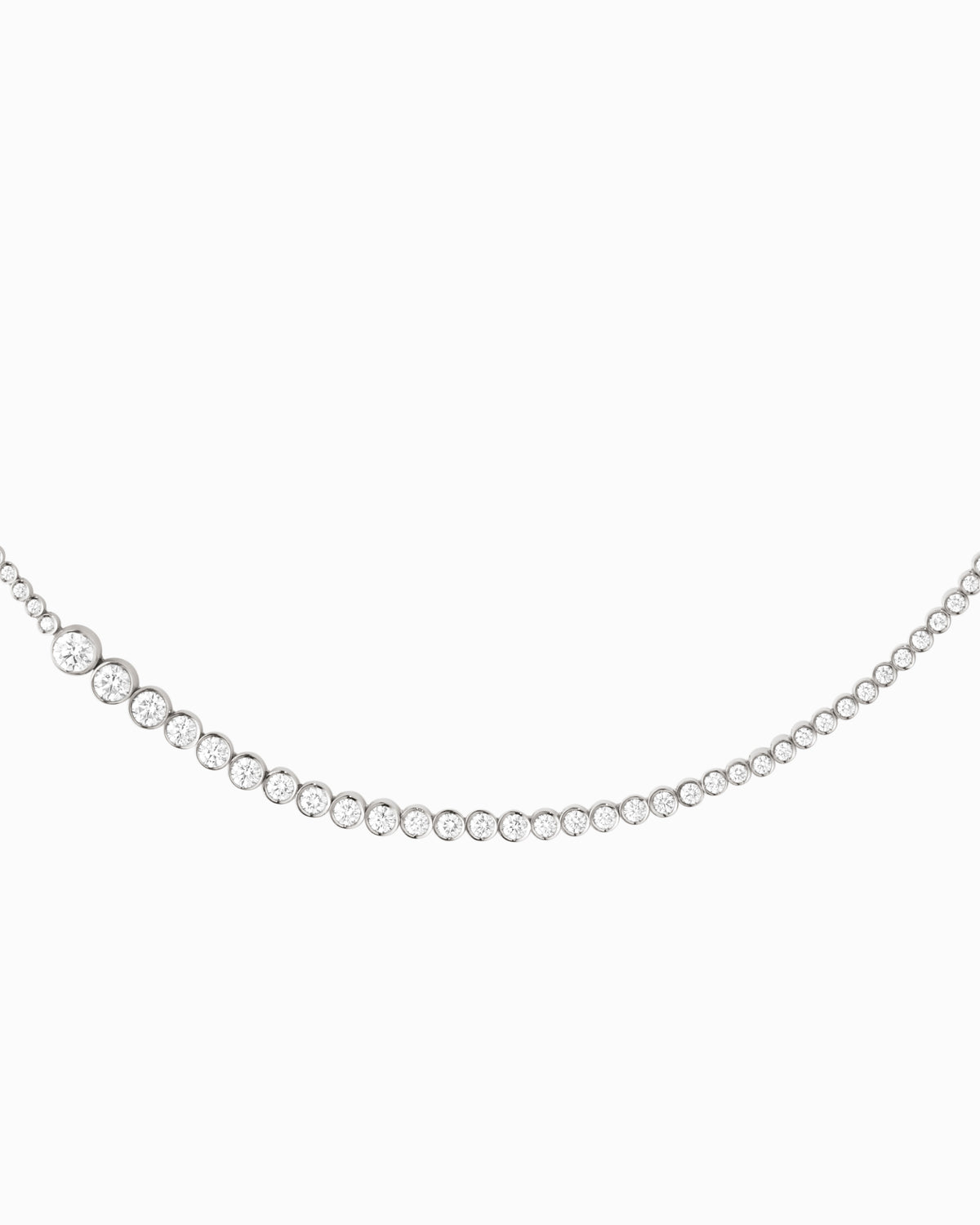 Collier de Tennis Blanc