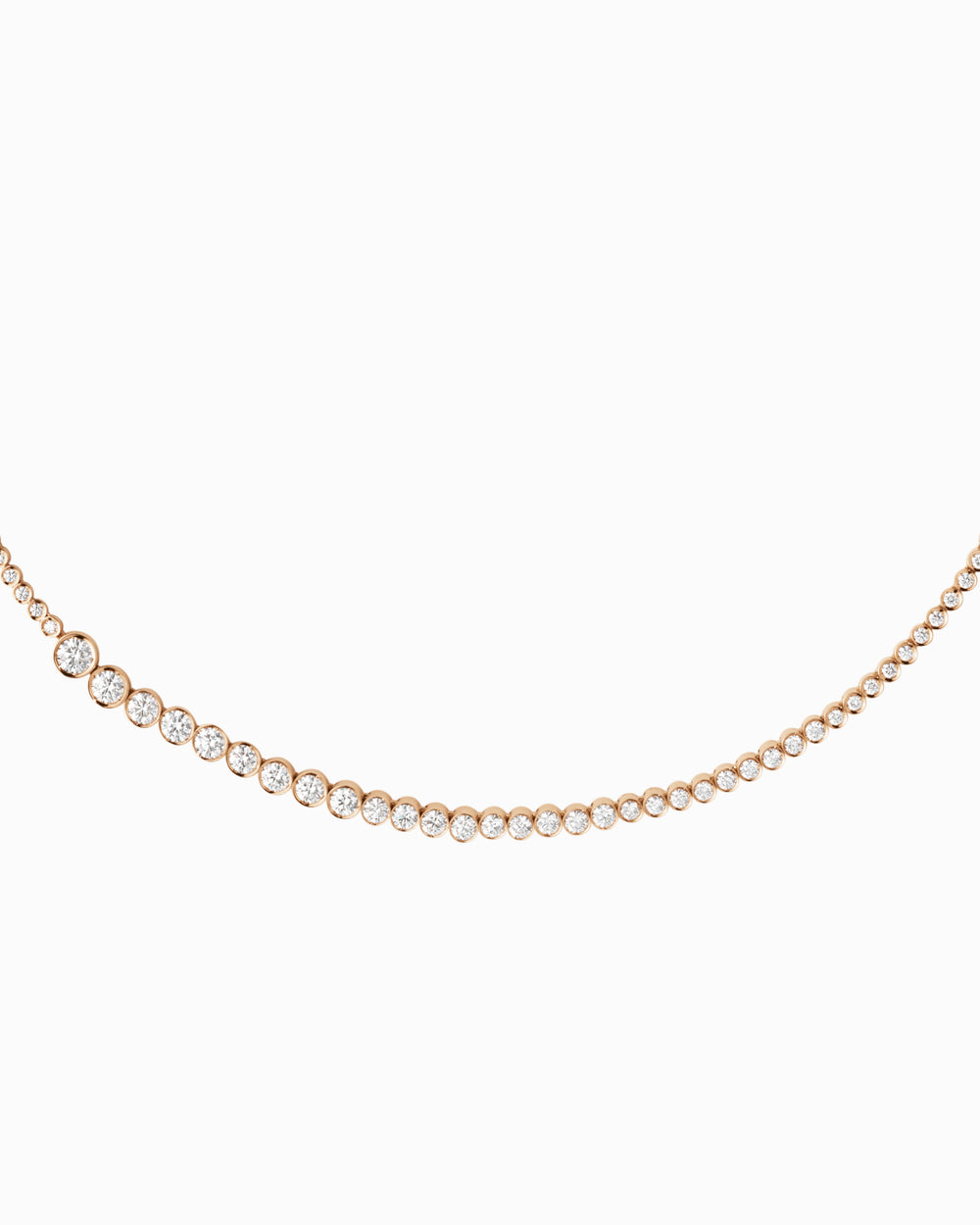 Collier de Tennis Classique Rose