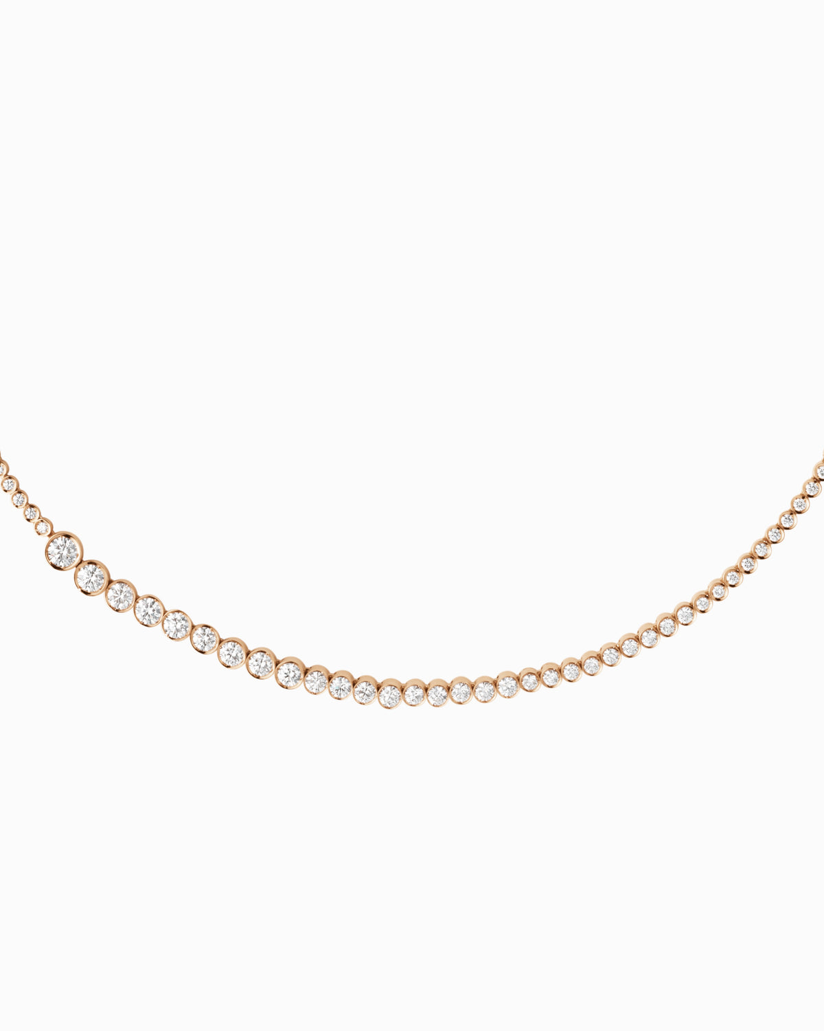 Collier de Tennis Classique Rose
