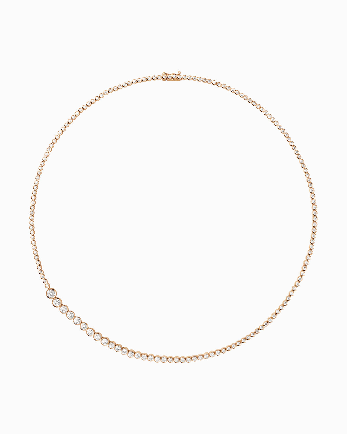 Collier de Tennis Classique Rose