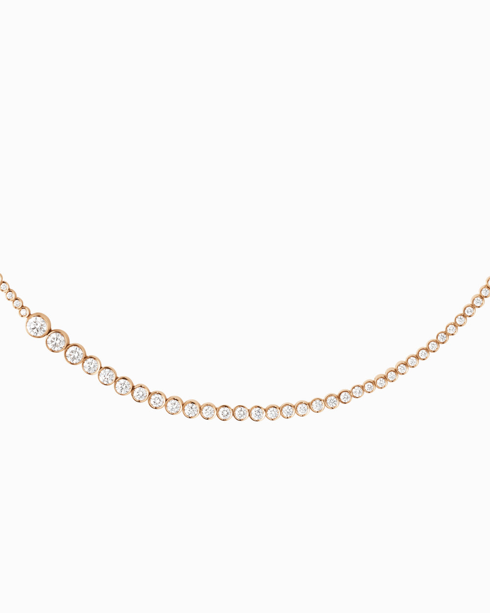 Collier de Tennis Rose