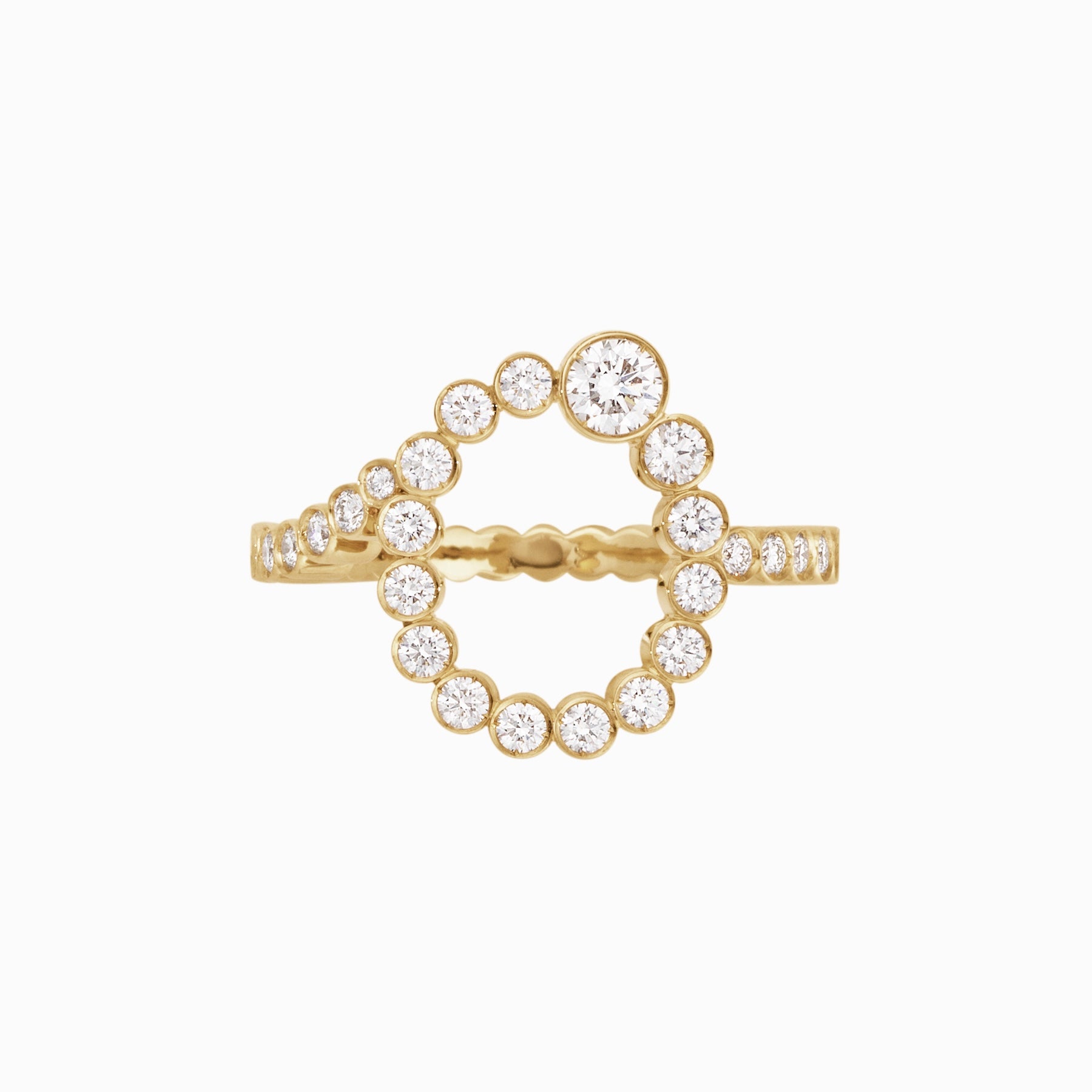 【SOPHIE BILLE BRAHE】オランジェリートロワ 18金 ダイヤモンド Sophie Bille Brahe 18K Yellow Gold Grace Diamond Ring | Gold