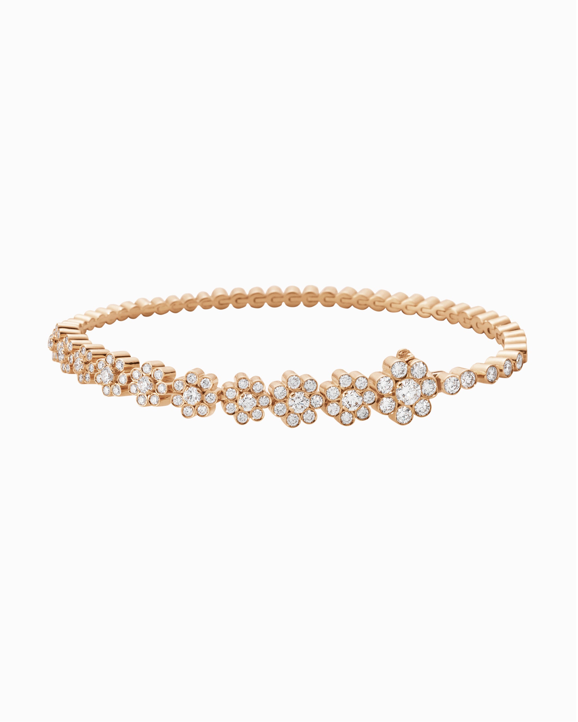 Fleur de Tennis Bracelet Rose