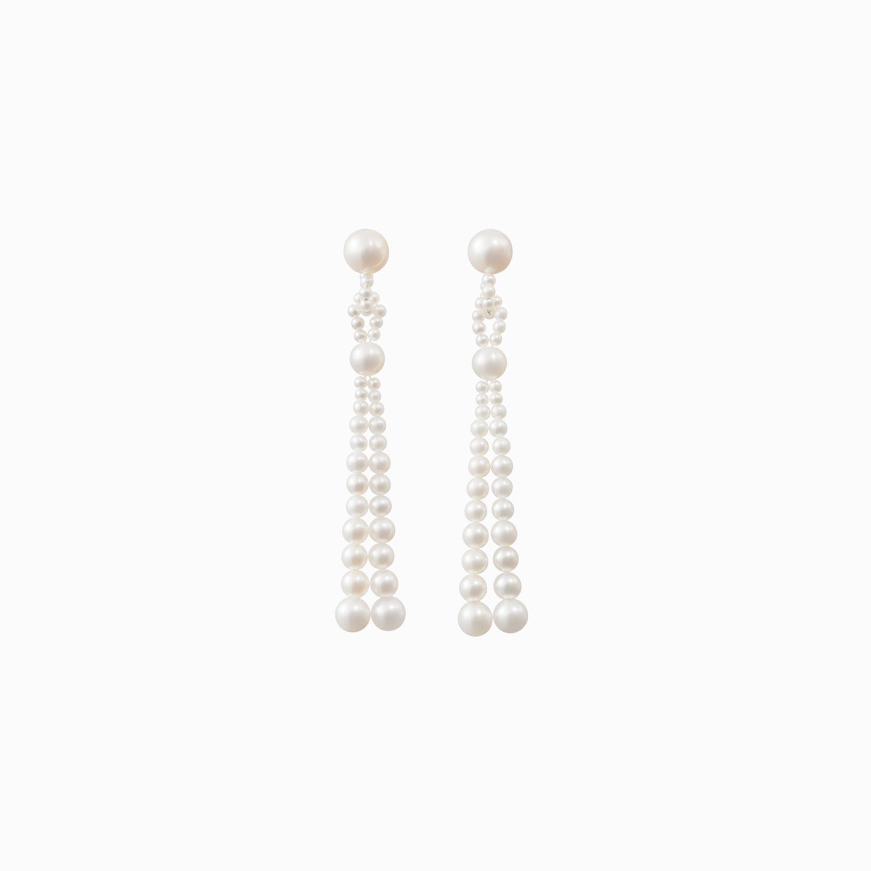 SOPHIE BILLE BRAHE 片耳パールピアス Sophie Bille Brahe / パール ダイヤモンド ピアス《ESTNATION