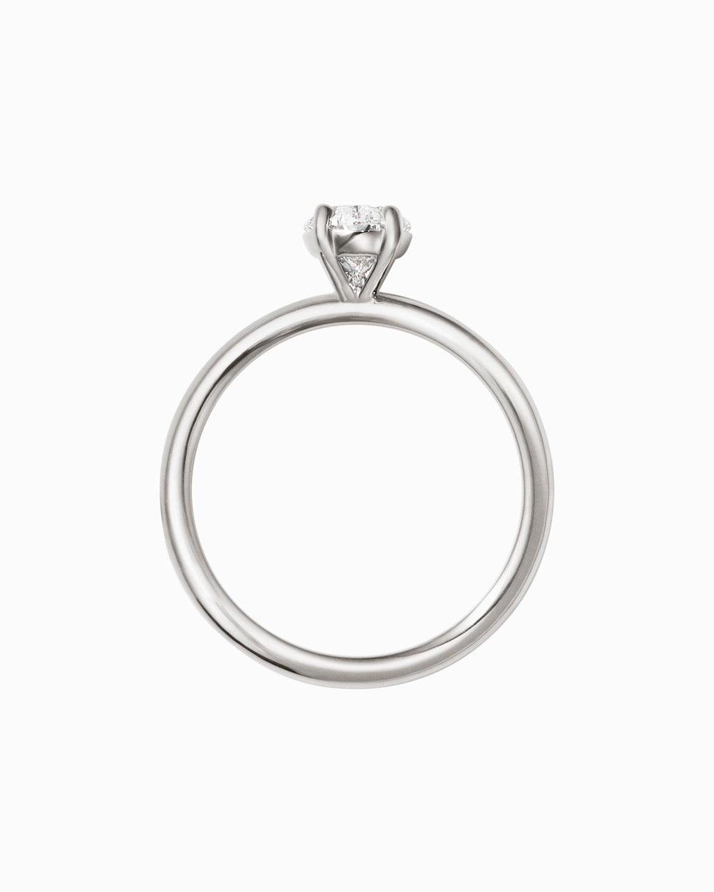 Ovale Diamant Blanc