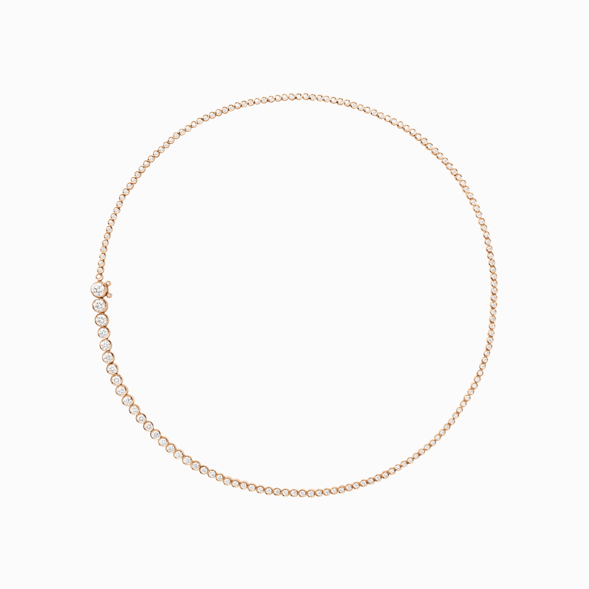 Collier de Tennis Rose